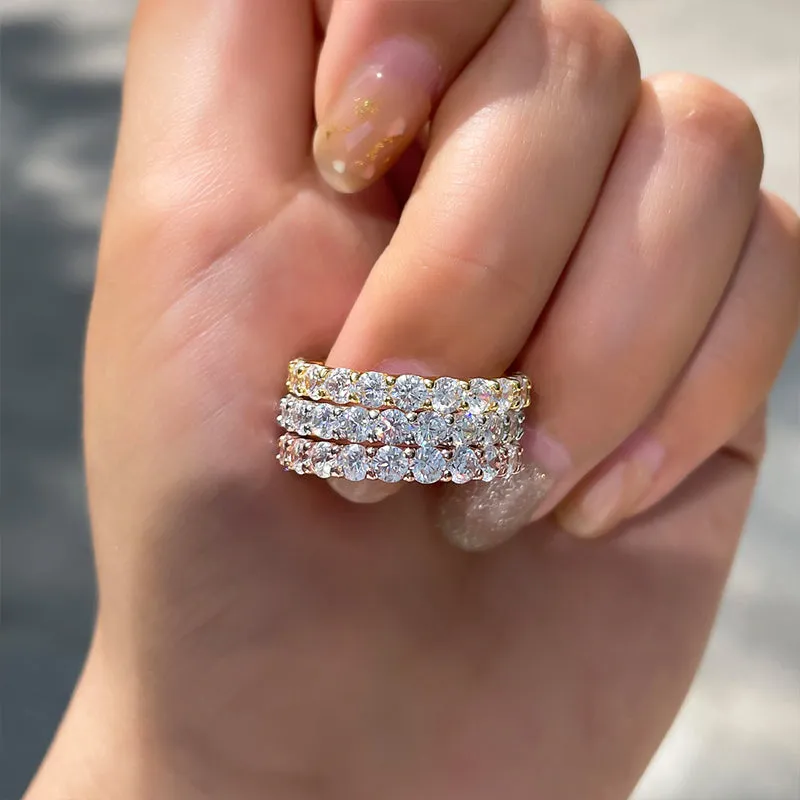 Élise – Diamanten ring met dubbele band