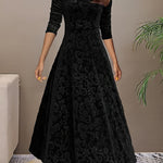 Isa | Maxidress Elegante met Patroon