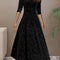 Isa | Maxidress Elegante met Patroon