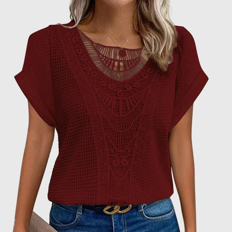Inge | Elegante Blouse in Ibiza-Stijl