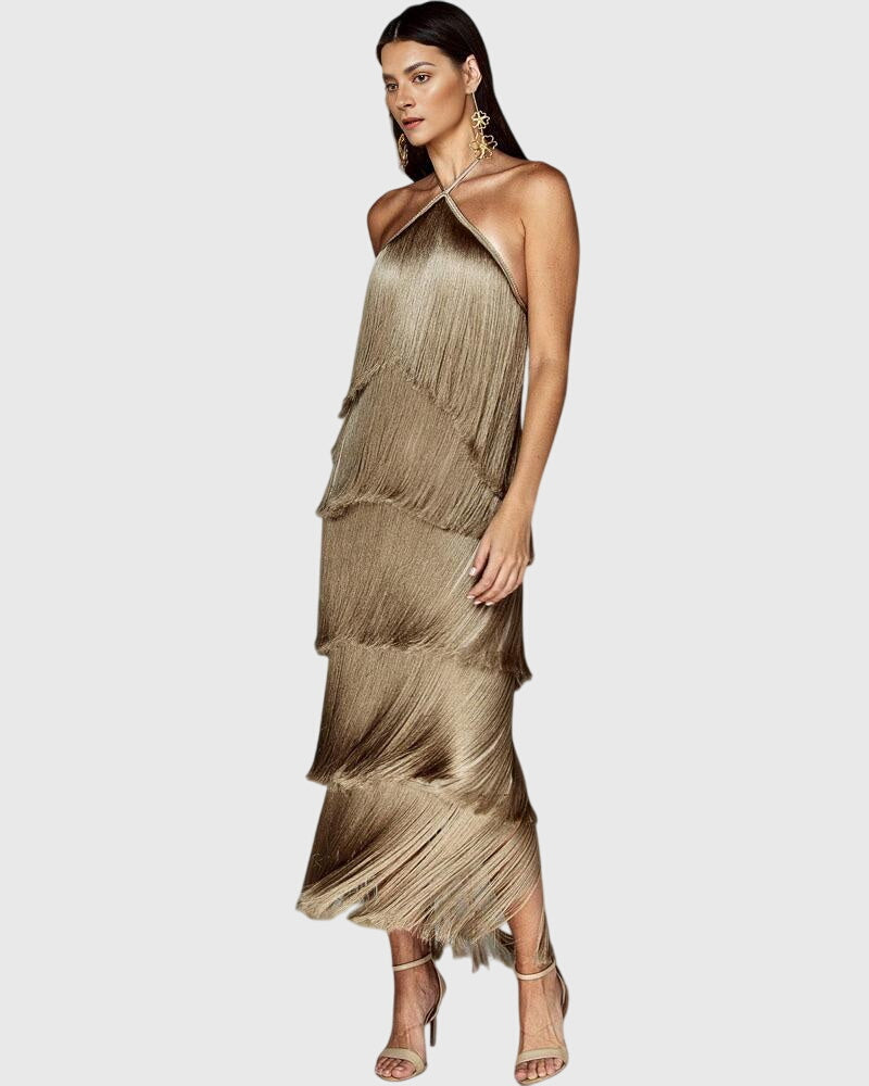 Monique | Fringe Jurk