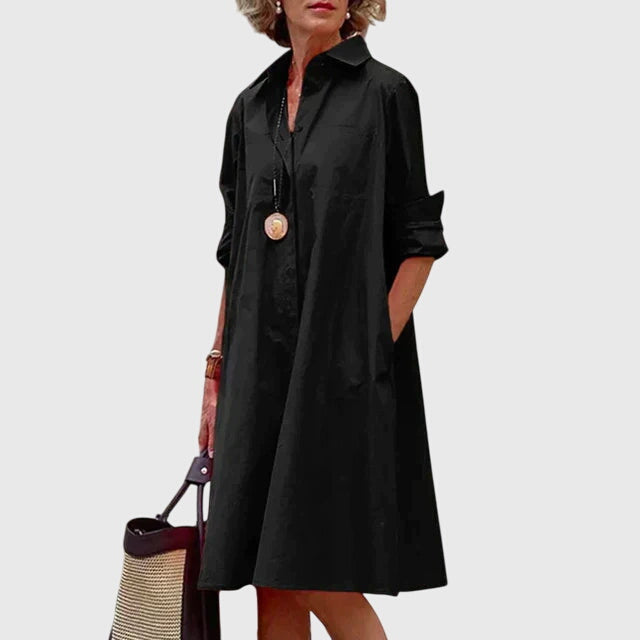 Lieke | Elegante Jurk Met Zakken