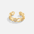 Frédérique – Vergulde ring met decoratieve parel