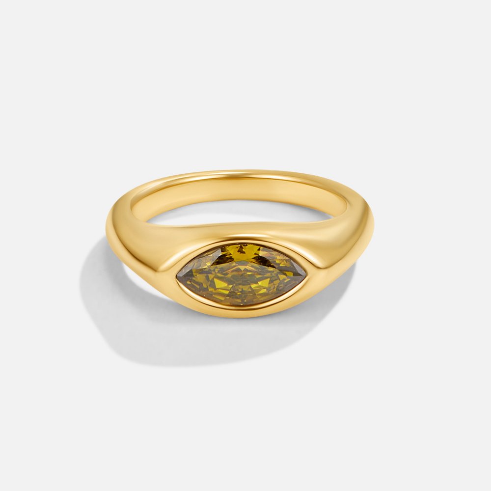 Groene kristallen ring Arizona