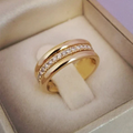 Sarah - Vintage Ring met Ingewerkte Zirkonia