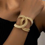 Elegante dubbele gouden armband