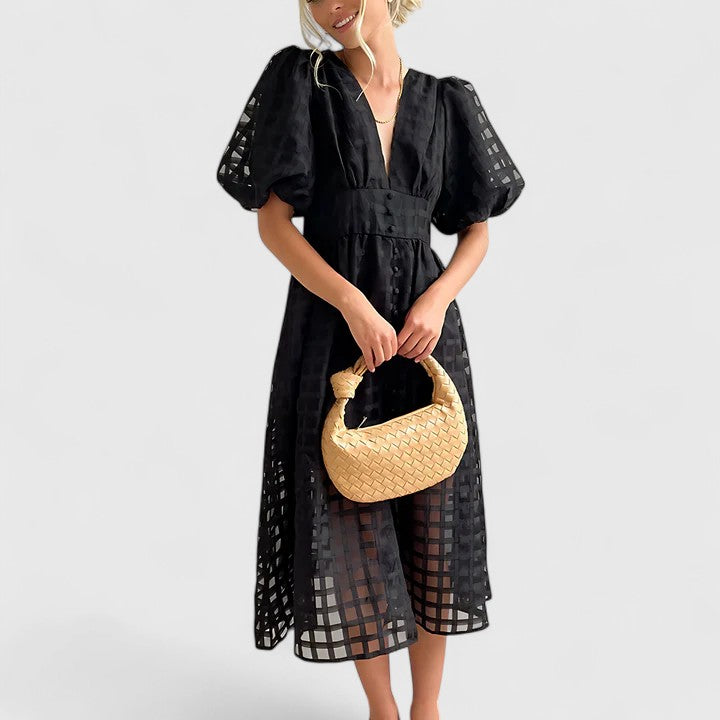 Olivia | Elegante Midi Jurk