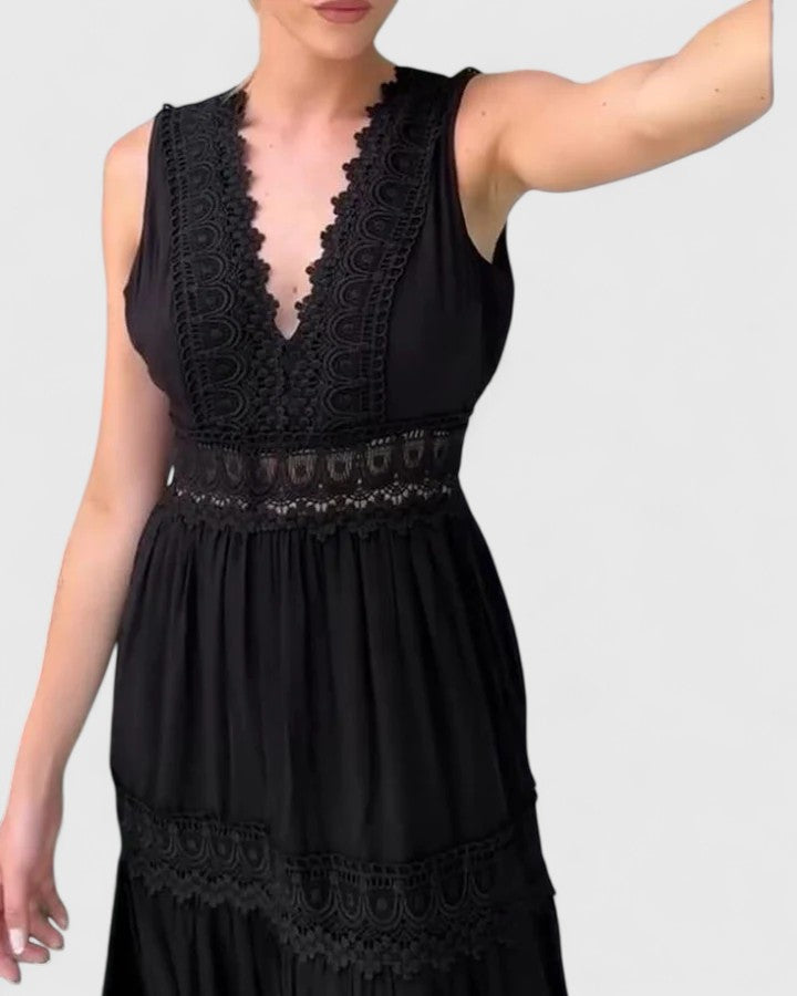Caroline | Elegante Midi Jurk