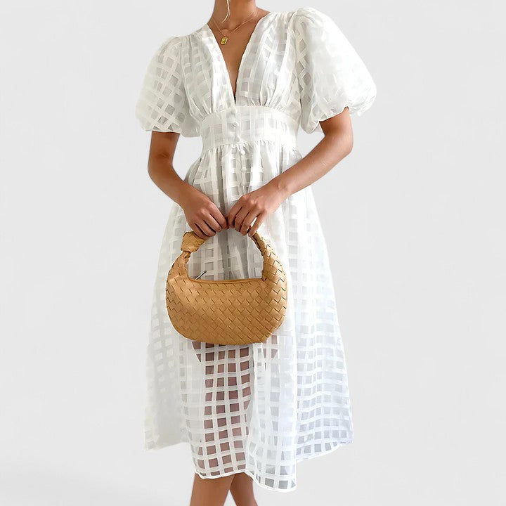 Olivia | Elegante Midi Jurk