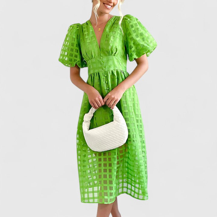 Olivia | Elegante Midi Jurk