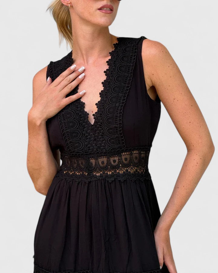 Caroline | Elegante Midi Jurk