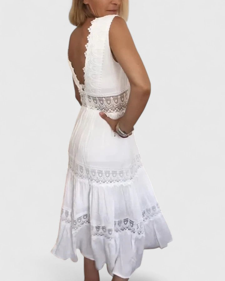 Caroline | Elegante Midi Jurk