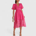 Olivia | Elegante Midi Jurk