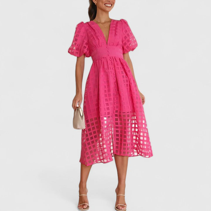Olivia | Elegante Midi Jurk