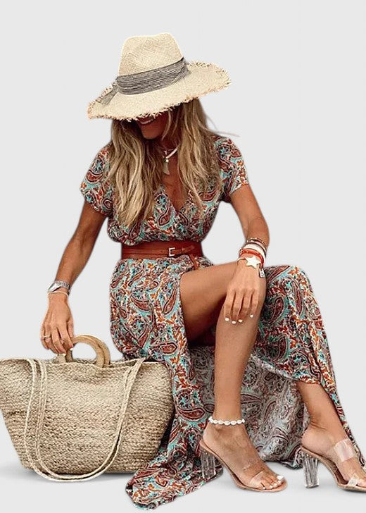 Caroline | Elegante Maxi Boho Jurk