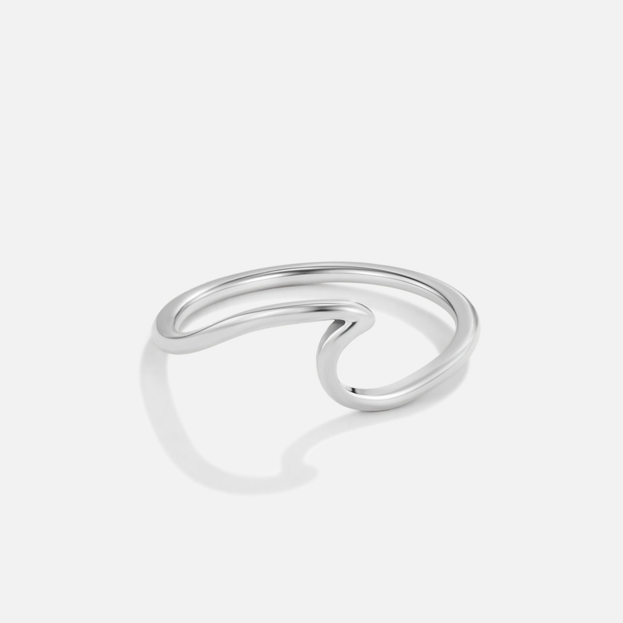 Golvende Zilveren Imari Ring