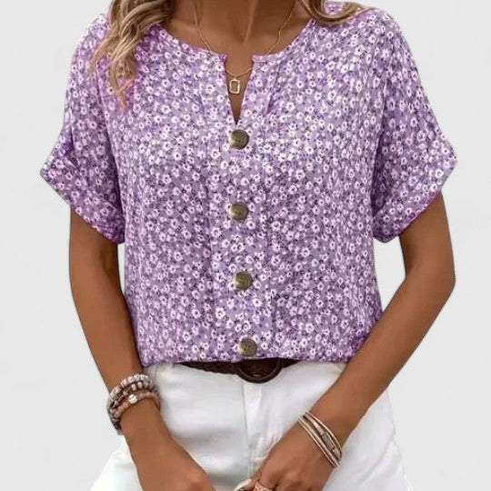 Lydia | Elegante Bloemen Top voor de Zomer