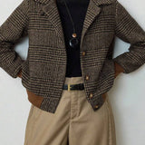 Eline | Geweven Double Breasted Jas