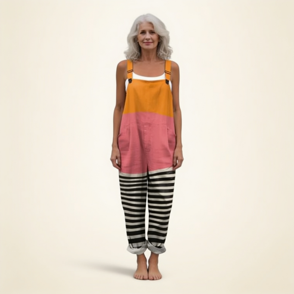 Hilde | moderne kleurblok zonnebril