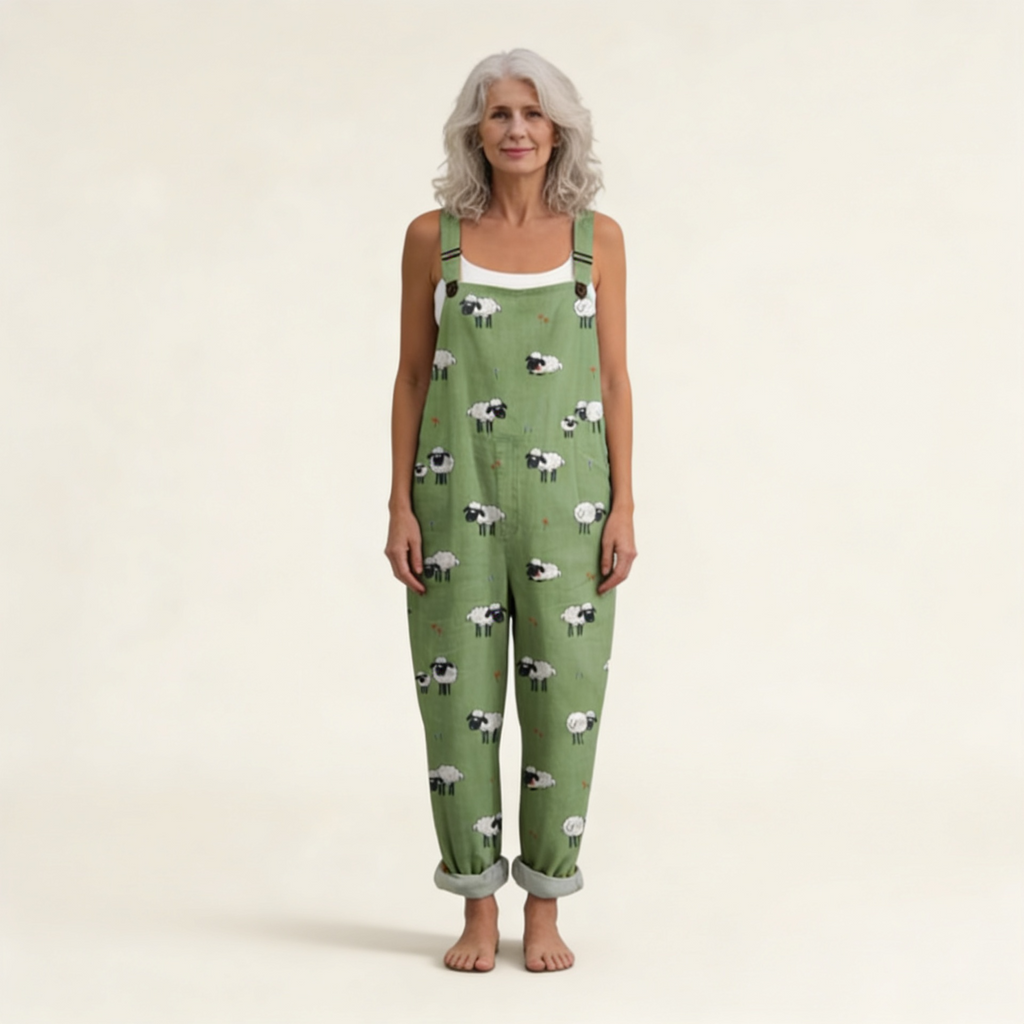 Loes | zachte boheemse groene tint