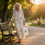 Eva - Flatterende Gedrukte Zomerjurk