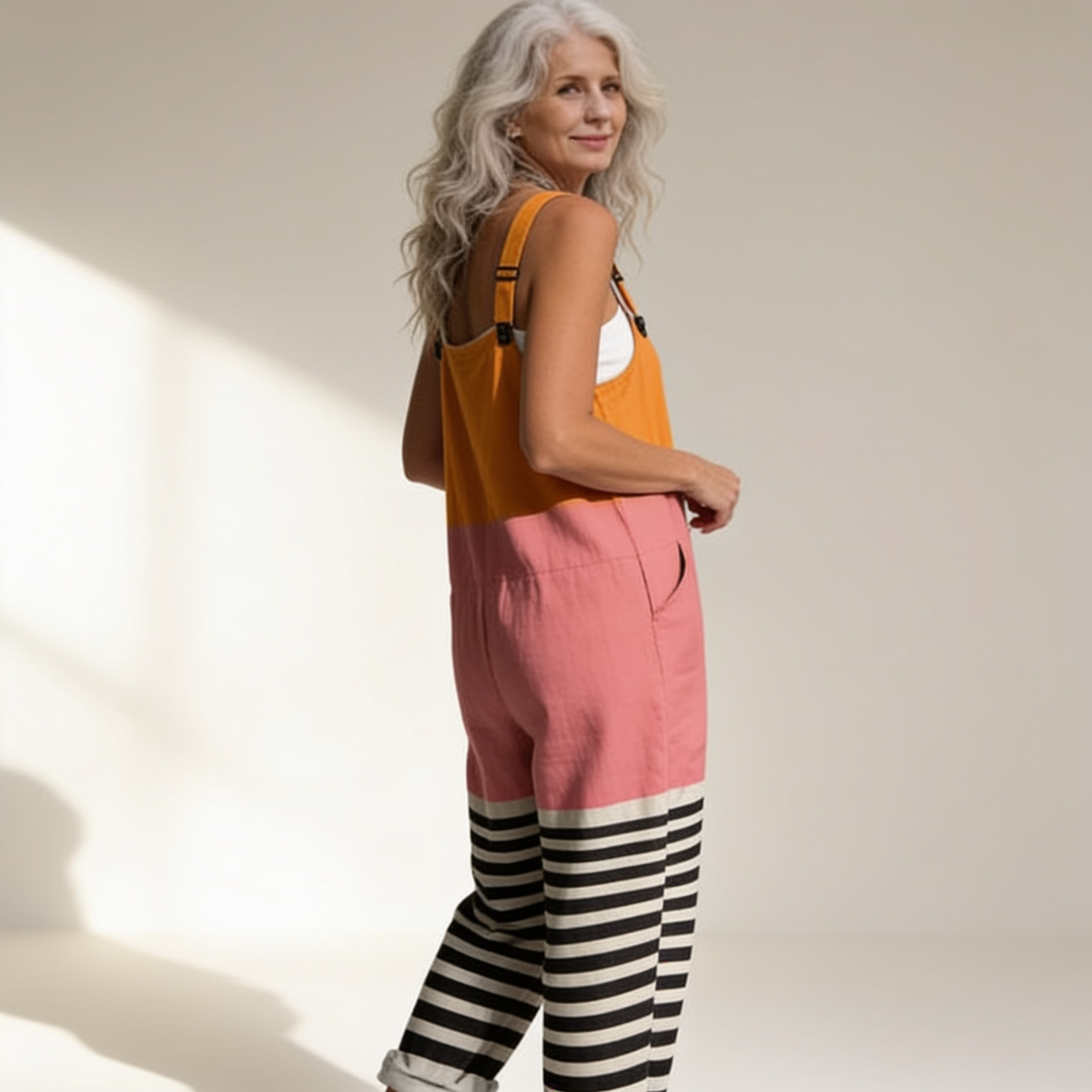 Hilde | moderne kleurblok zonnebril