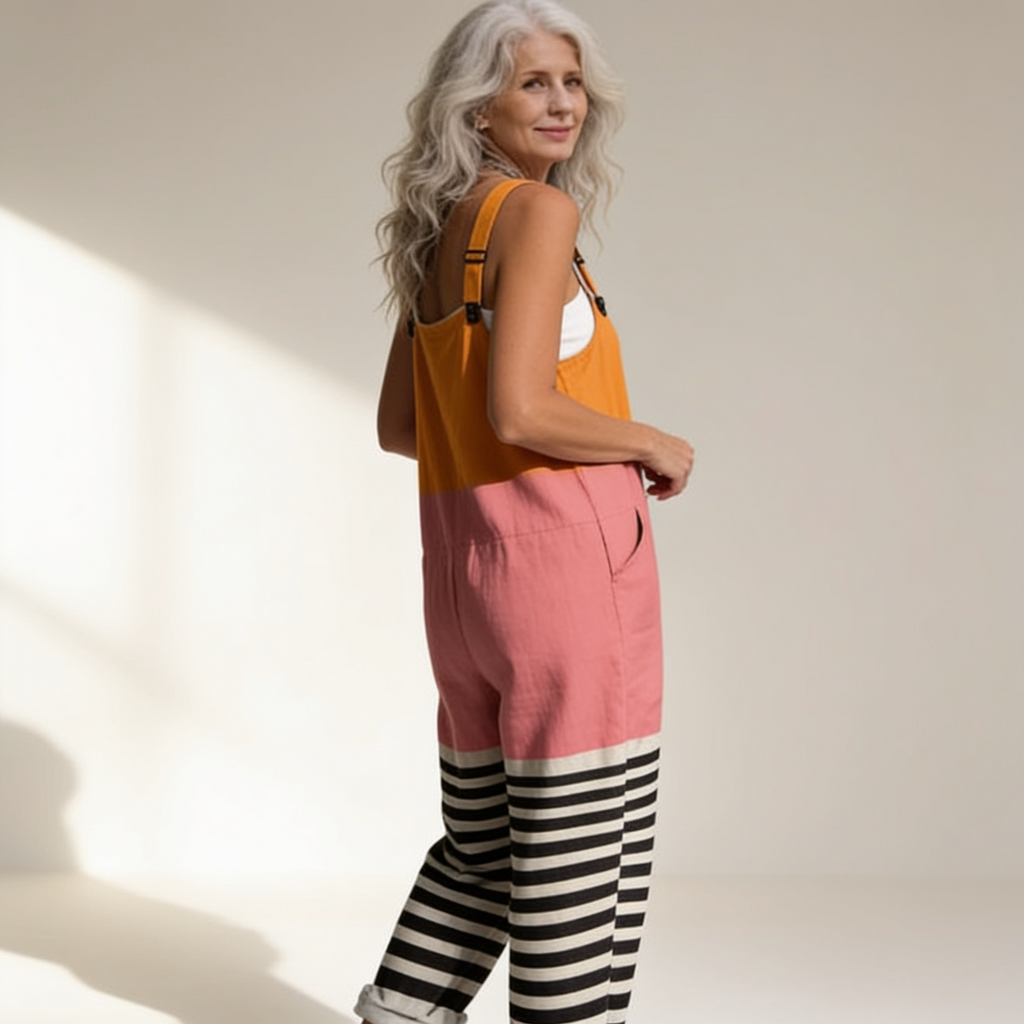 Hilde | moderne kleurblok zonnebril