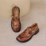 Wanda | Leren Mary Janes