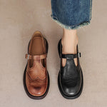 Wanda | Leren Mary Janes