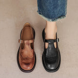Wanda | Leren Mary Janes