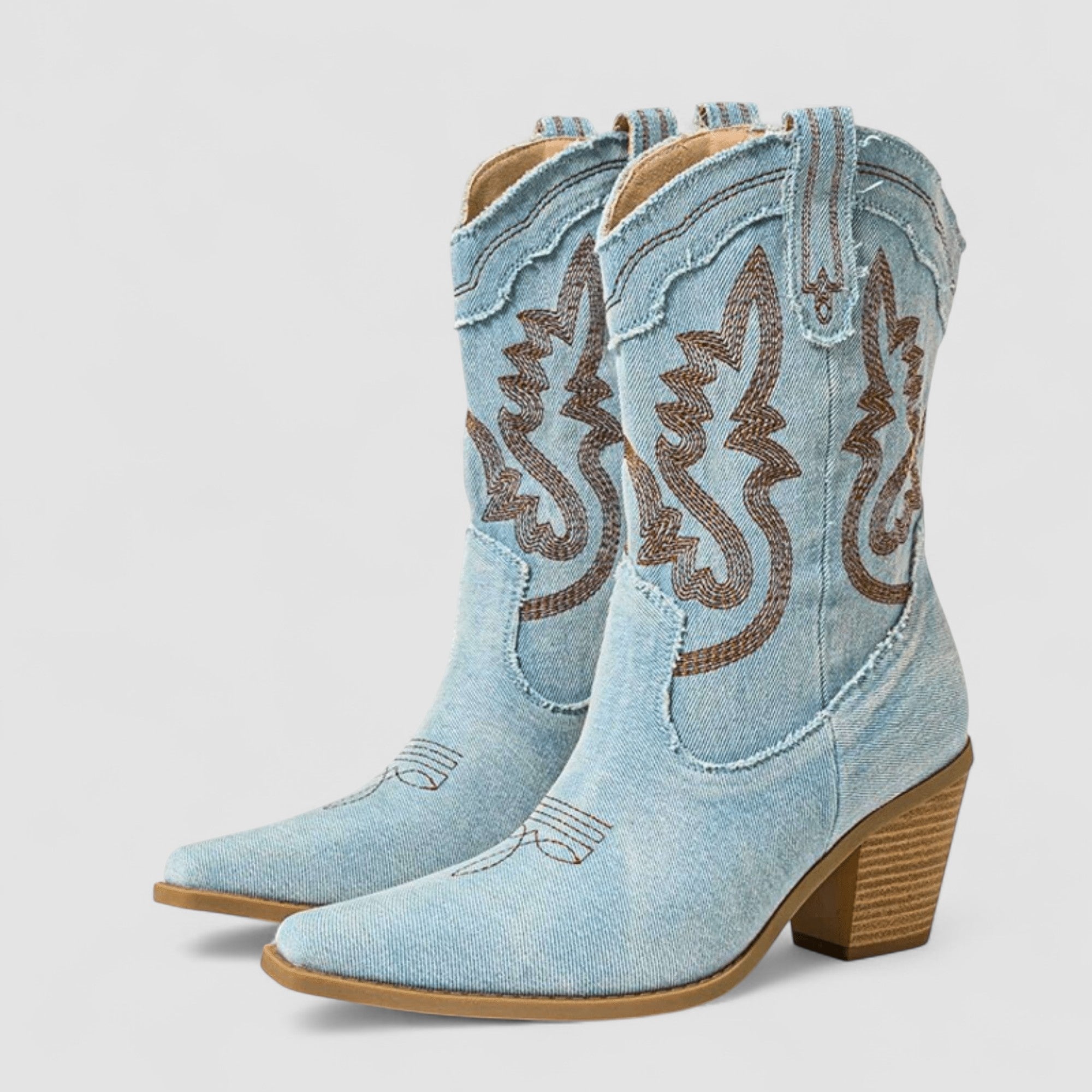 Stien | Orthopedische Denim Enkellaarsjes