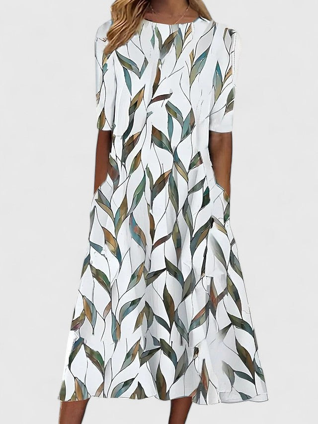 Olivia | Elegante Midi Jurk