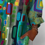 Silvia | Elegante Blouse met Geometrisch Patroon