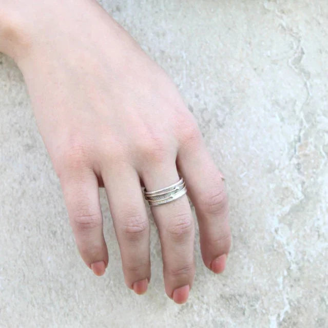 Shine - Vintage Zilveren Ring Guld Lager