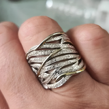 Elegante Vlecht Ring