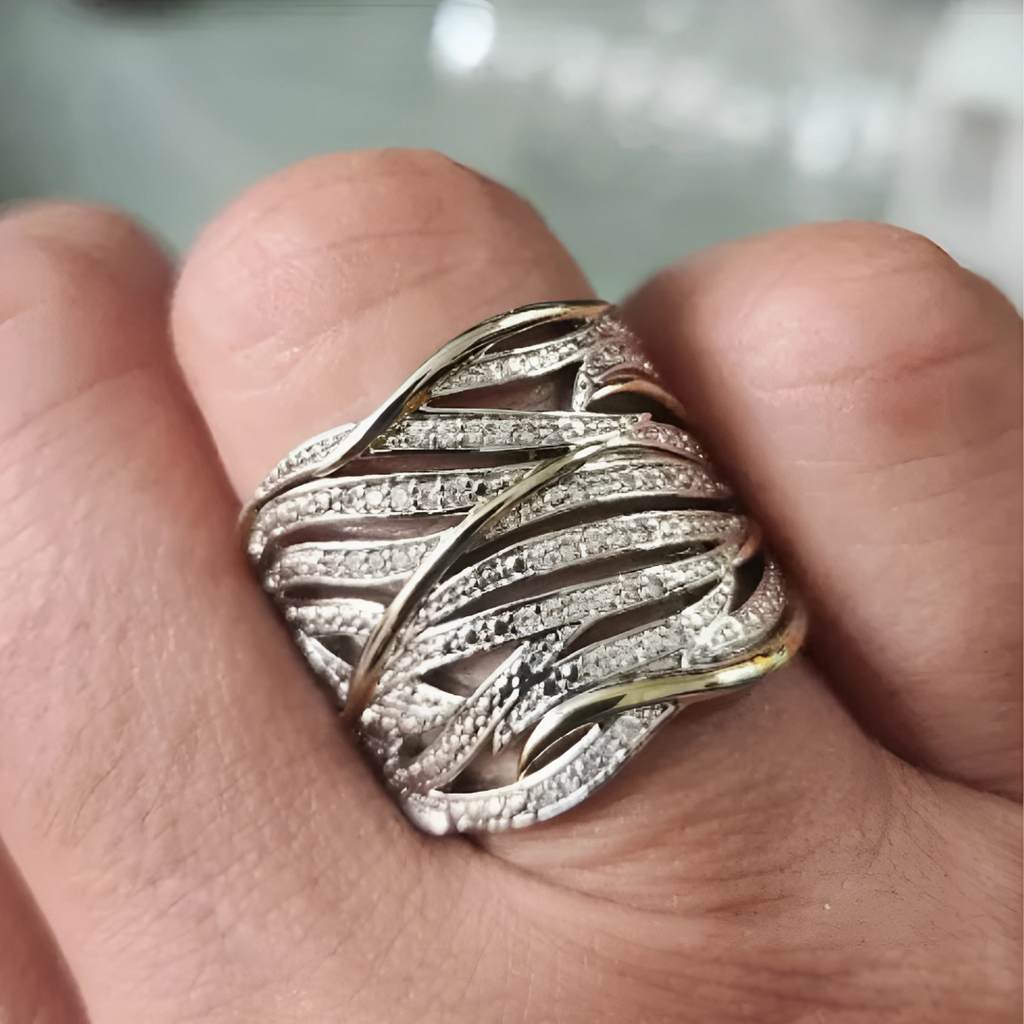 Elegante Vlecht Ring