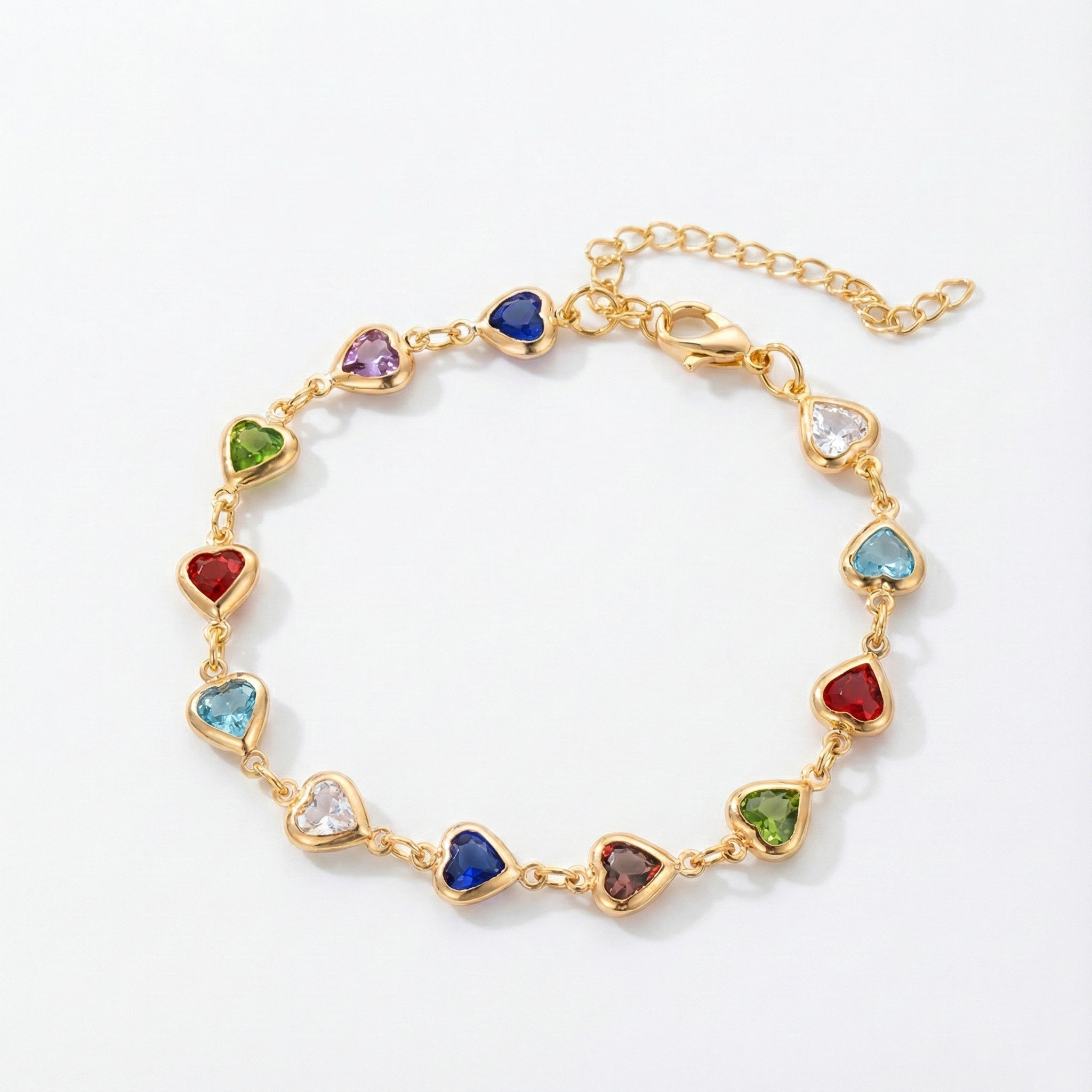 Unieke hartvormige armband