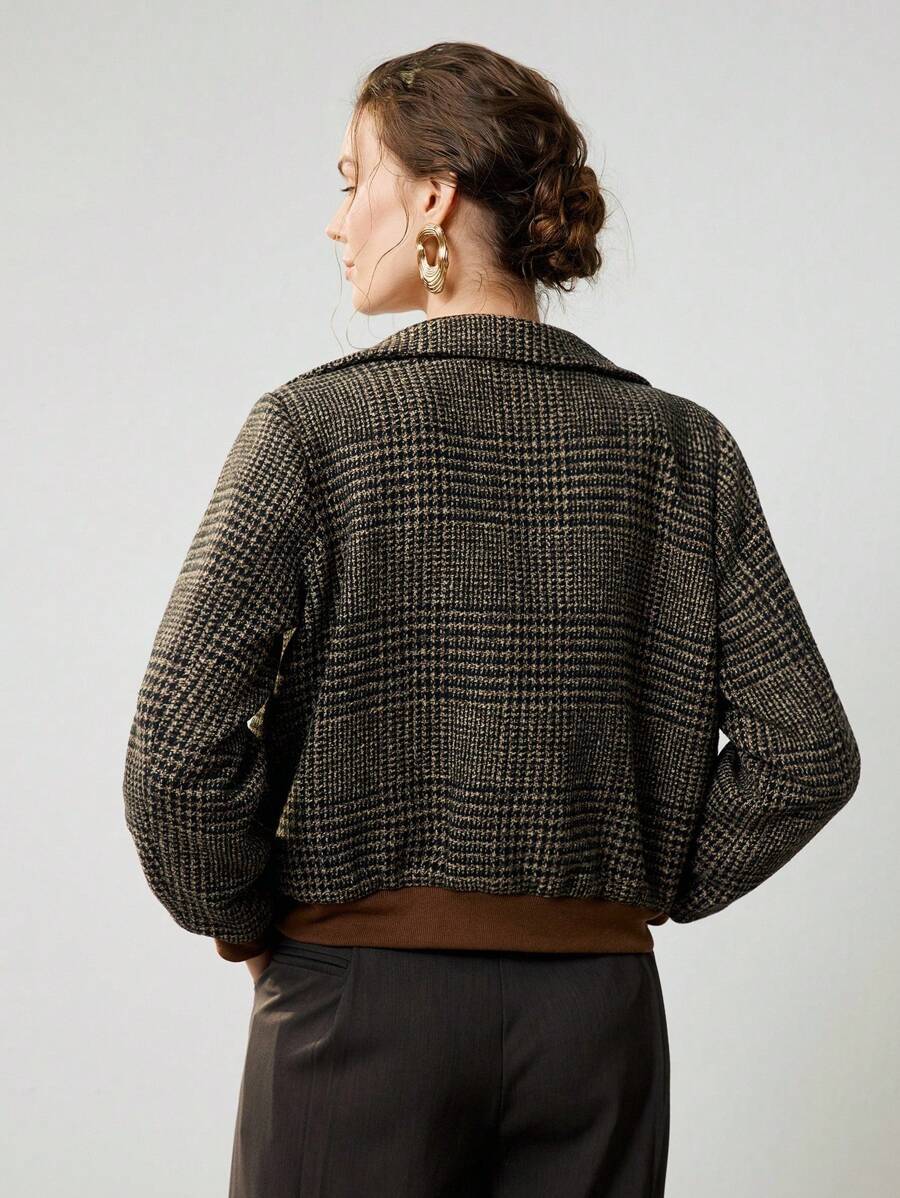 Eline | Geweven Double Breasted Jas