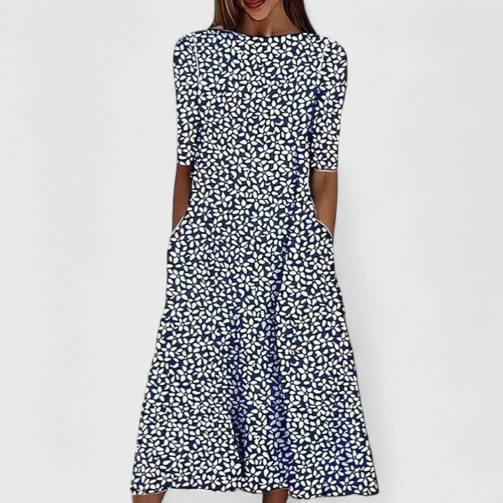 Sarah | Elegante Midi Jurk