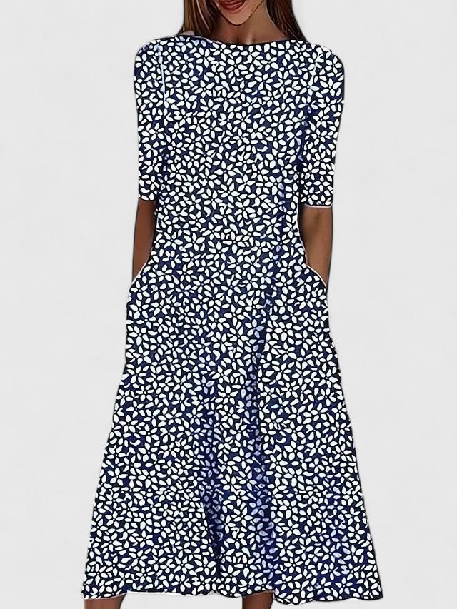 Olivia | Elegante Midi Jurk